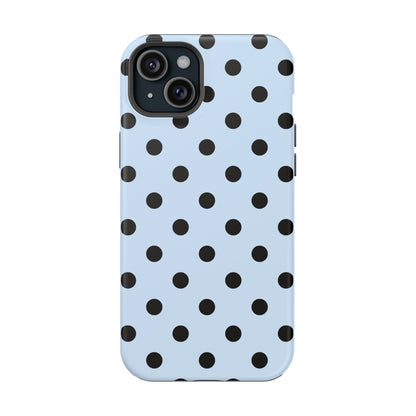 Blue Polka Dots iPhone Case