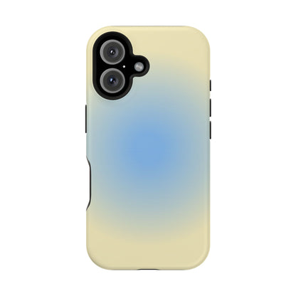 Blue & Yellow Aura iPhone Case