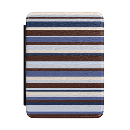Blueberry Mocha Stripes Kindle Case