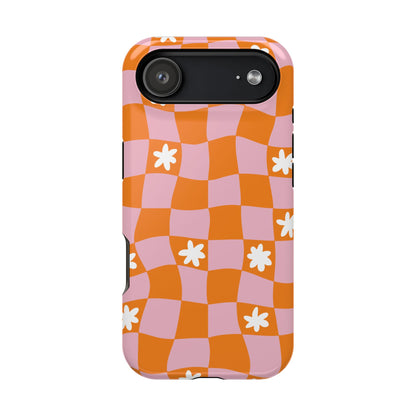 Groovy Check iPhone Case