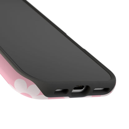 Pink Retro Flowers iPhone Case