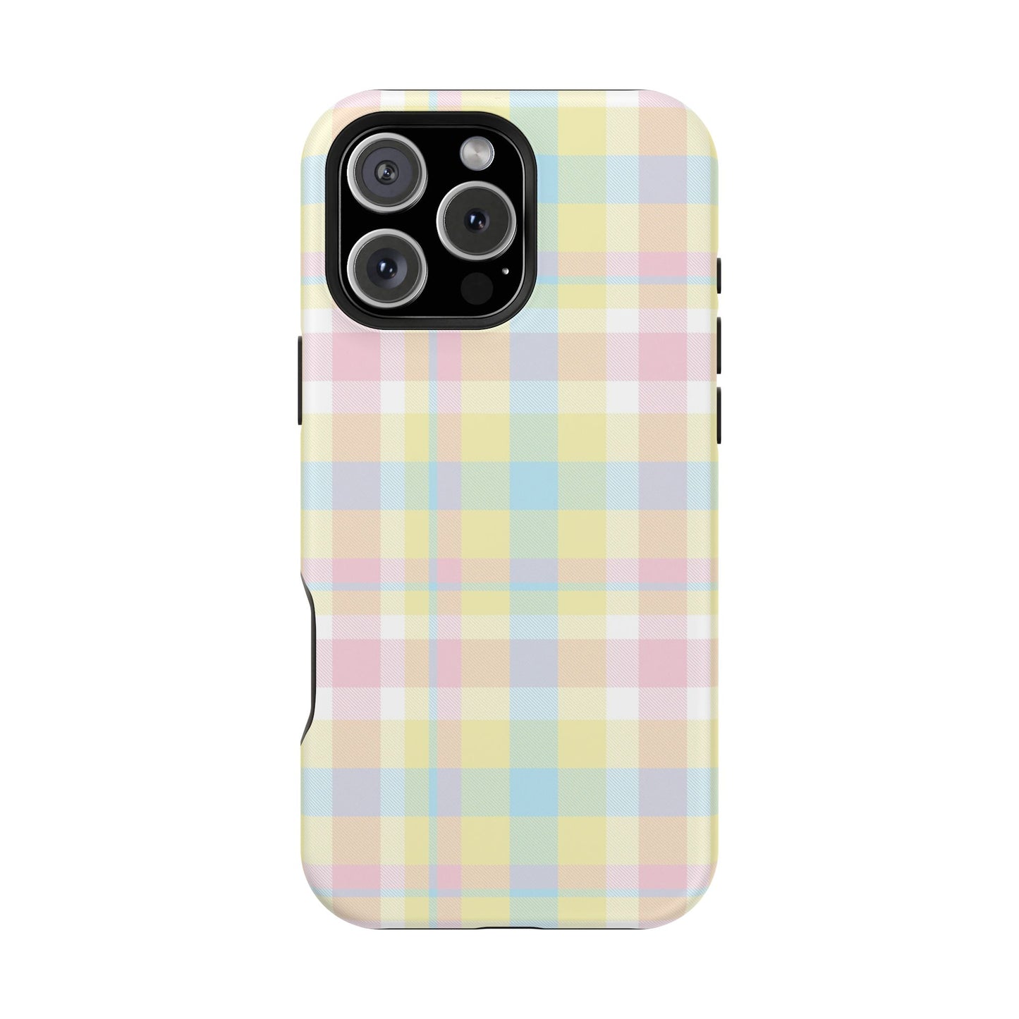 Buttercream Plaid iPhone Case