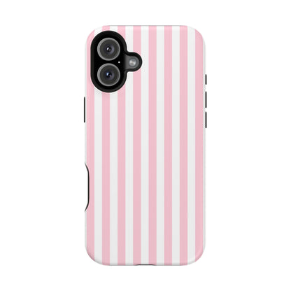 Pink Picnic Stripes iPhone Case