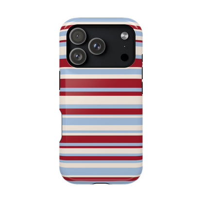 Cherry Soda Stripes iPhone Case