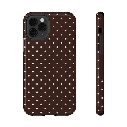 Mocha Mini Dots iPhone Case