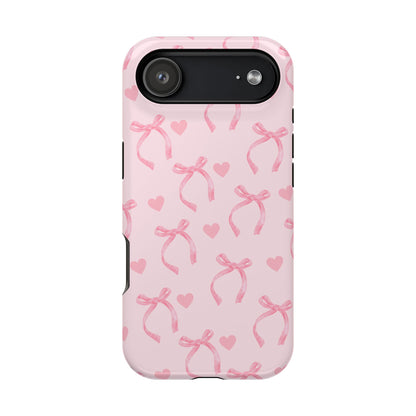 Bows & Hearts iPhone Case