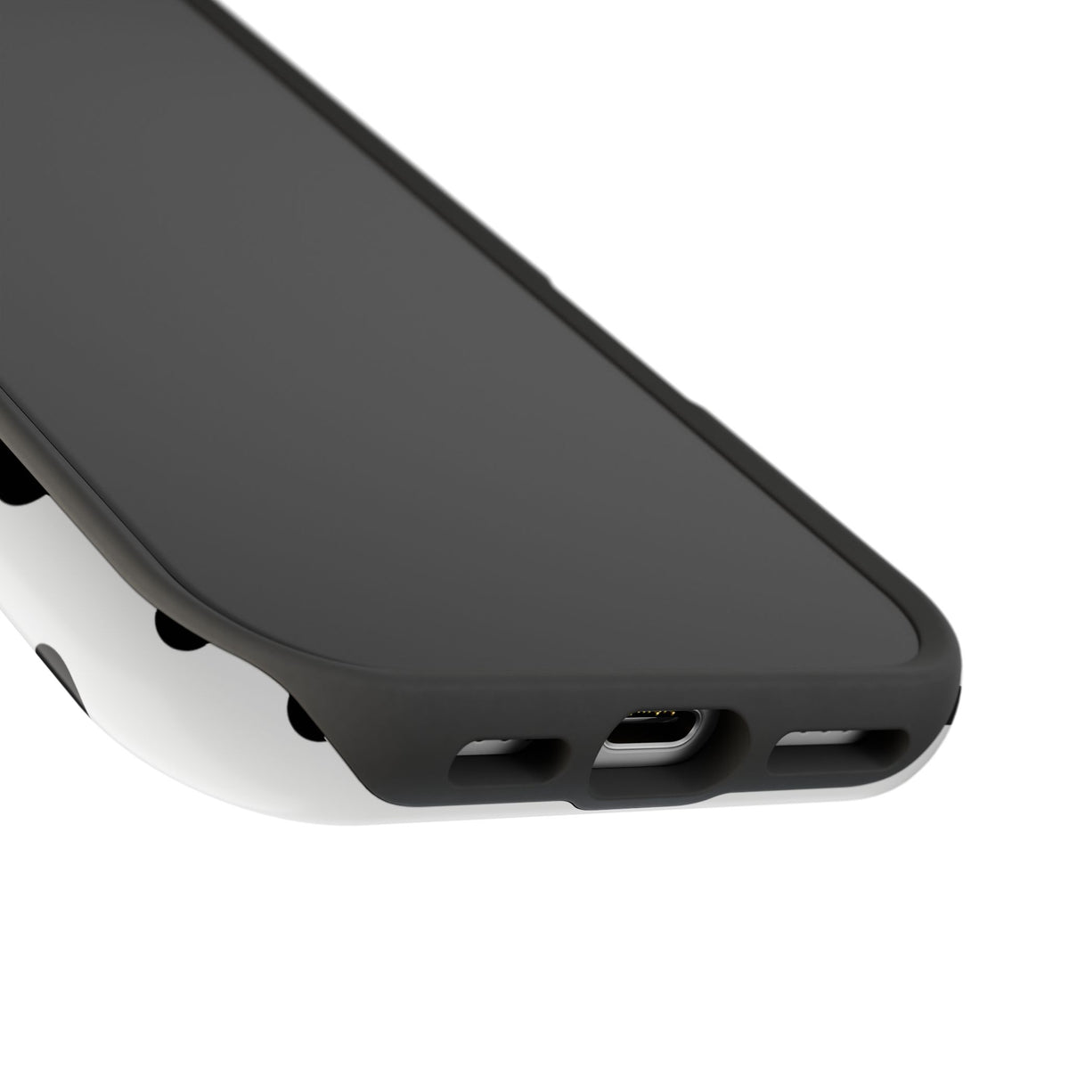 Black Polka Dots iPhone Case
