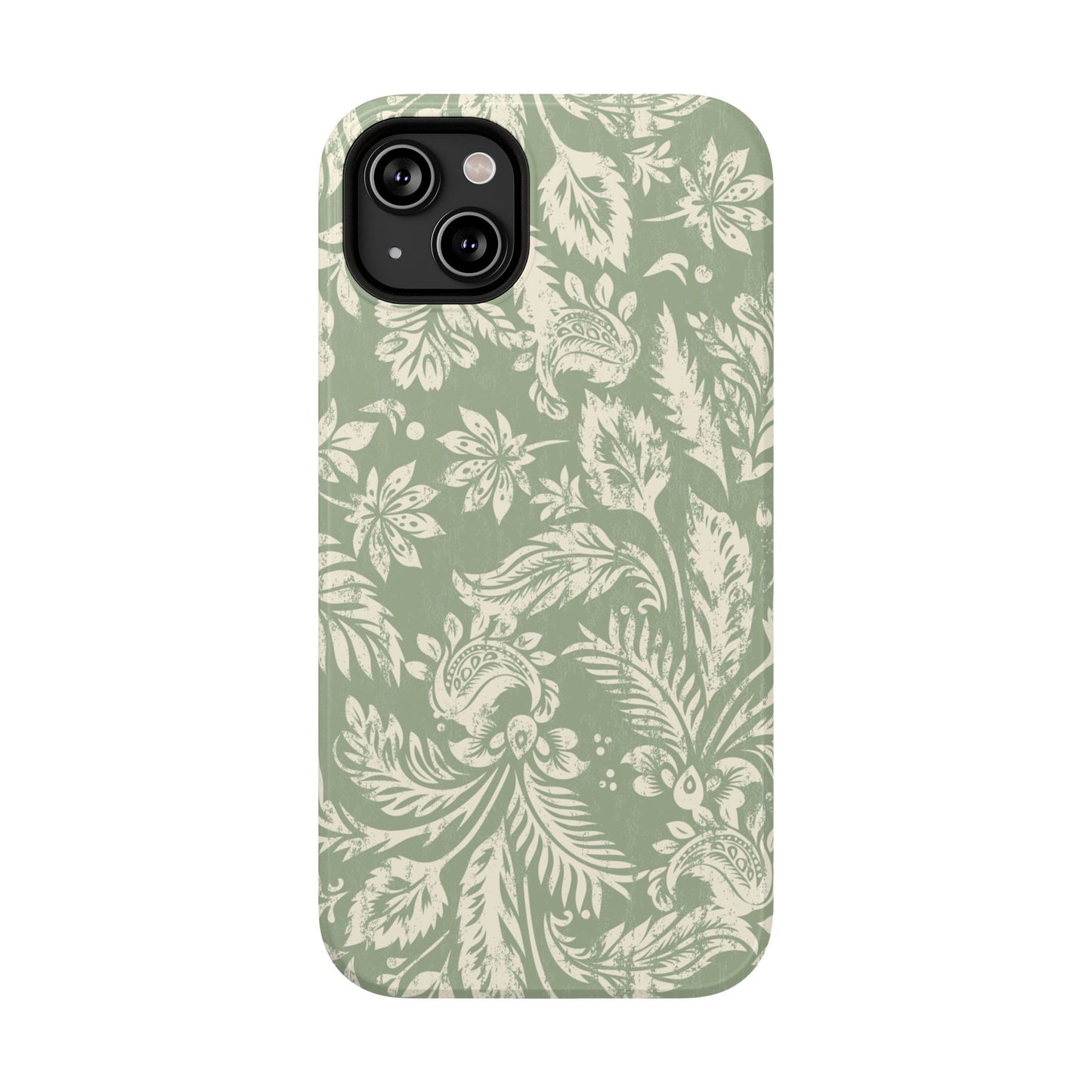 Sage Paisley iPhone Case