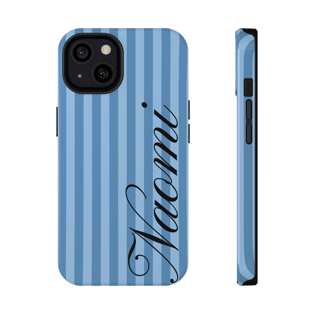 Personalized Seaside Stripes iPhone Case