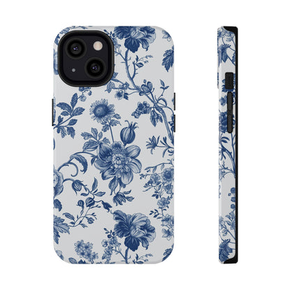 French Navy Toile iPhone Case