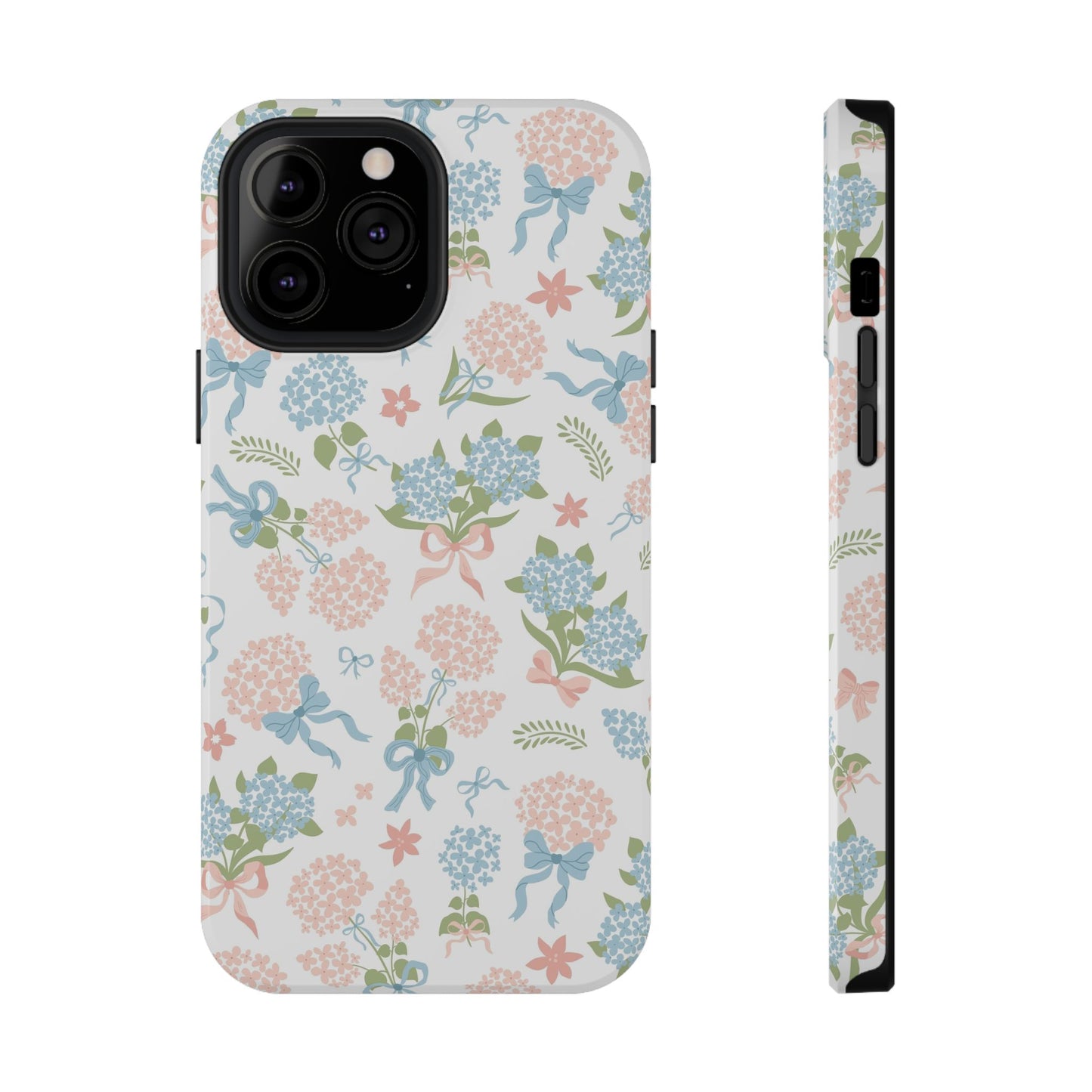 Hydrangea Bows iPhone Case