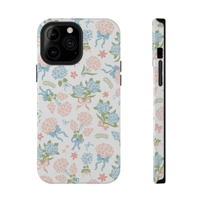 Hydrangea Bows iPhone Case