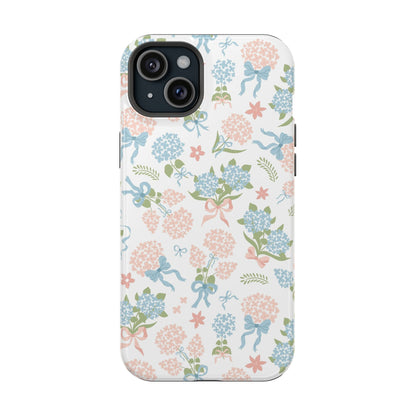 Hydrangea Bows iPhone Case