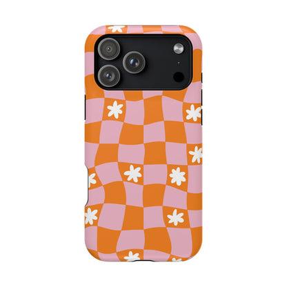 Groovy Check iPhone Case