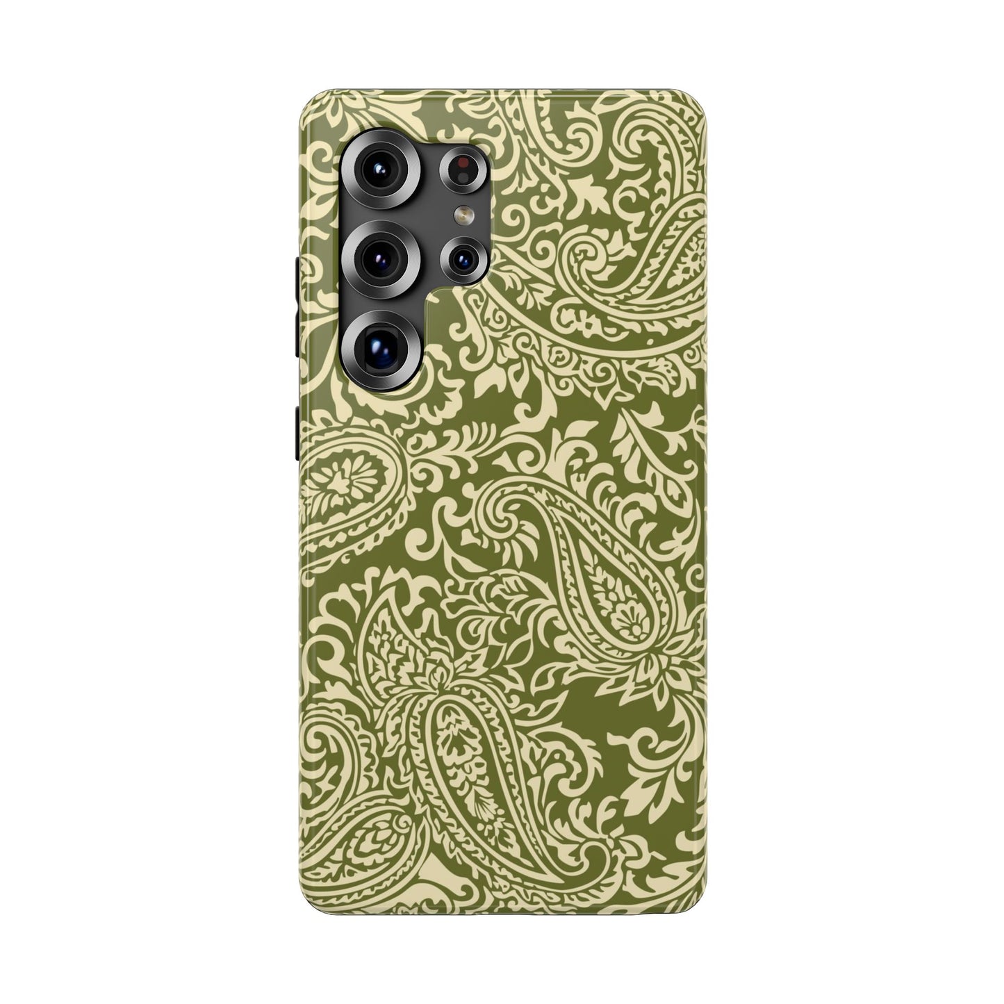 Olive Paisley Samsung Case