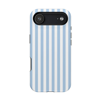 Blue Picnic Stripes iPhone Case