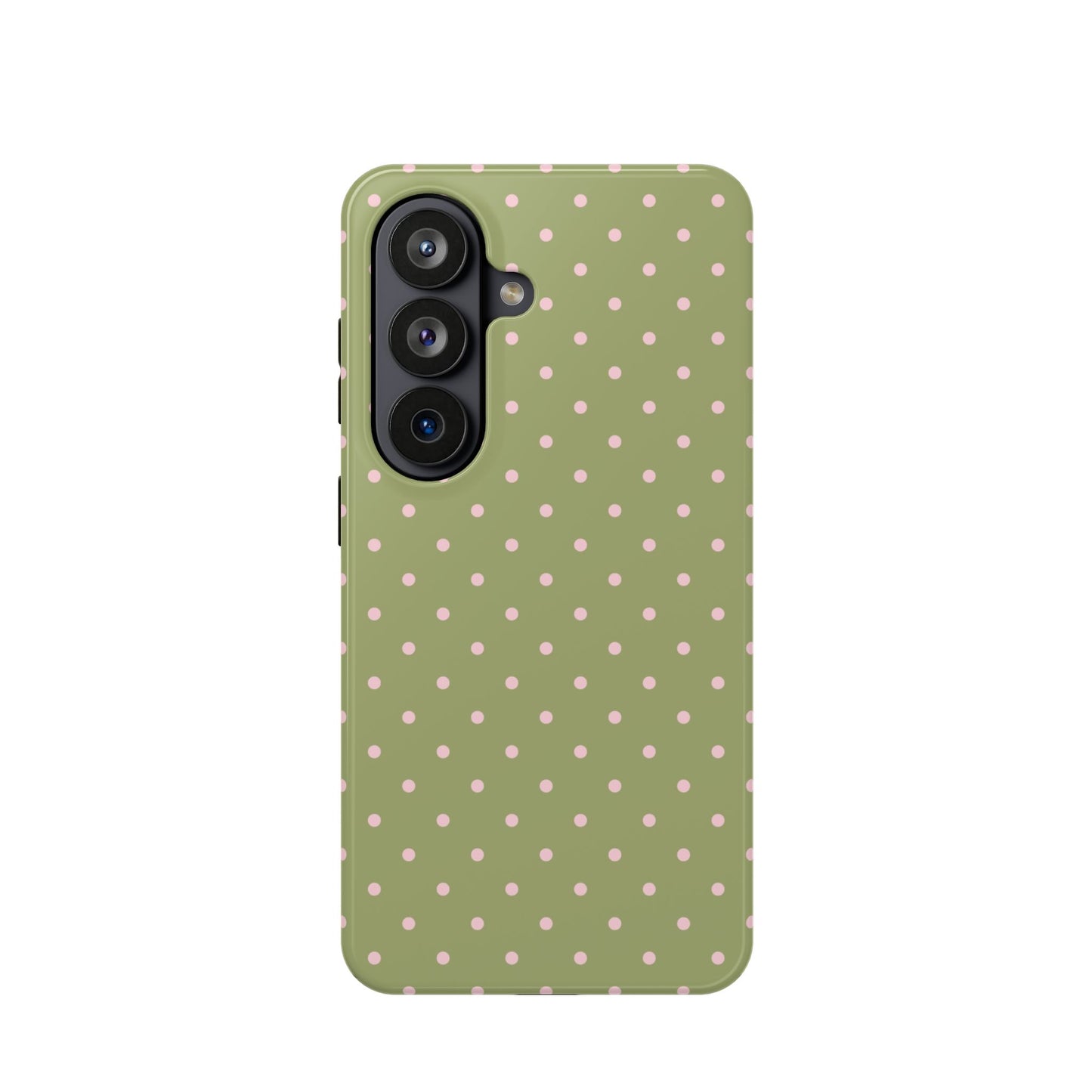 Pink Matcha Mini Dots Samsung Case