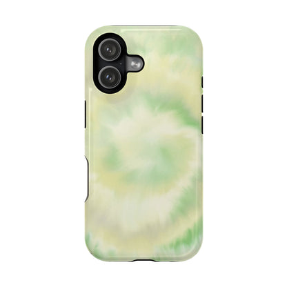 Lime Tie Dye iPhone Case