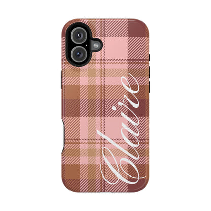 Custom Honey Plaid iPhone Case