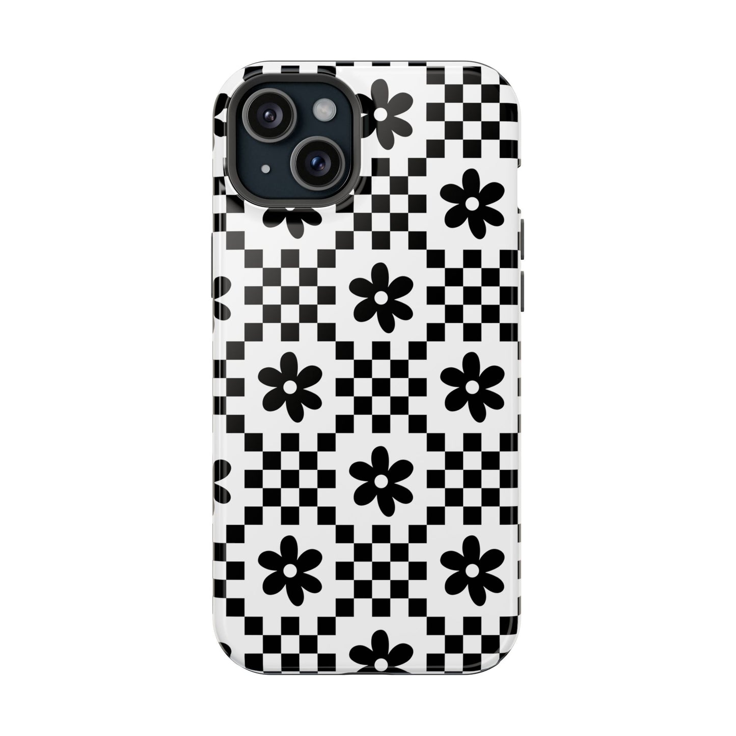 Monochrome Daisy iPhone Case