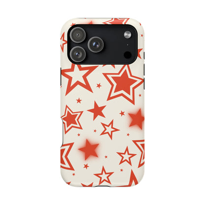 Red Stardust iPhone Case