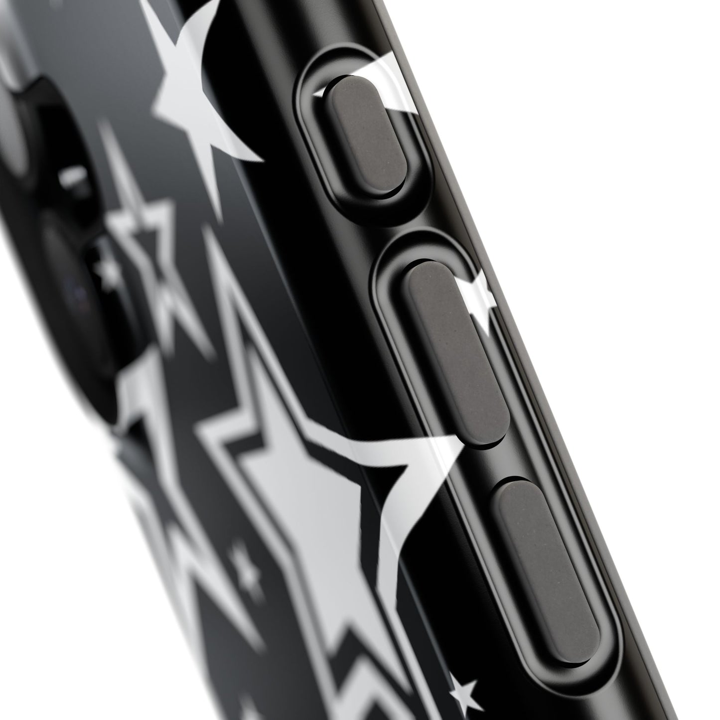 Black Stardust iPhone Case
