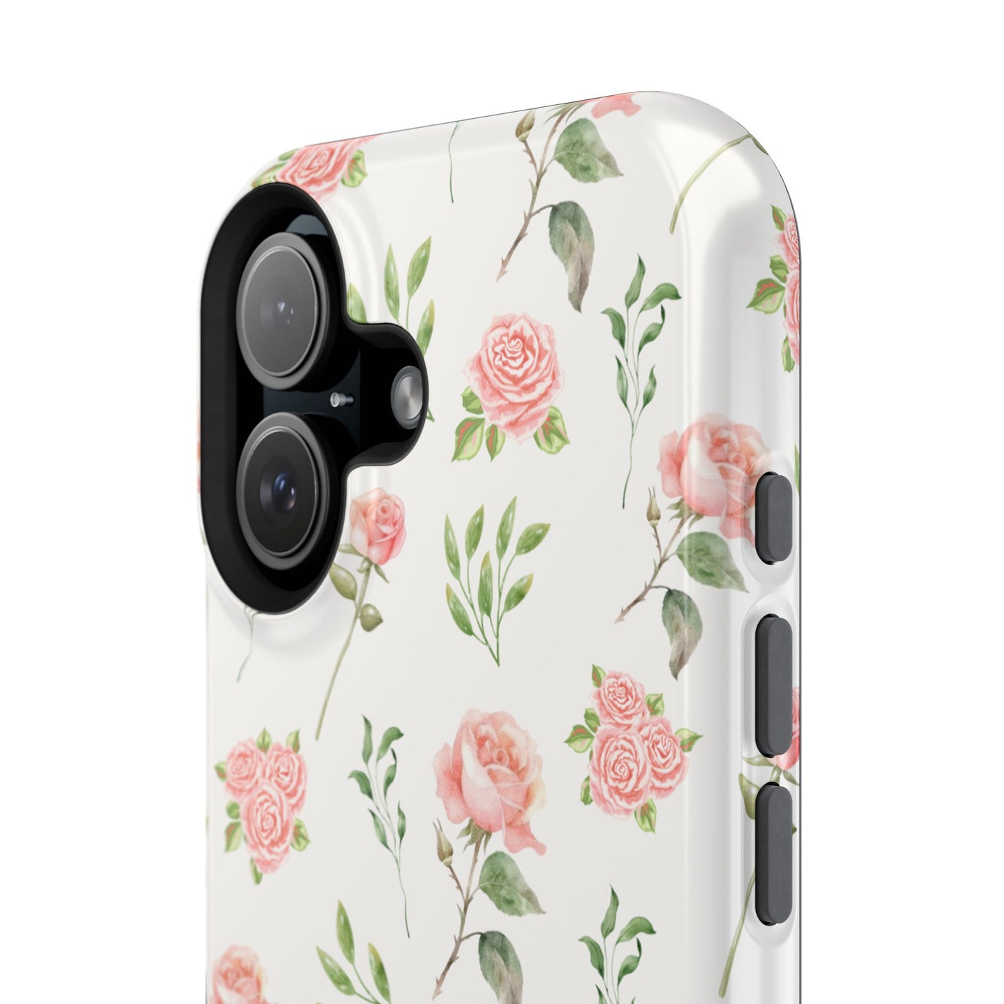 Pink Vintage Roses iPhone Case