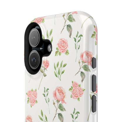 Pink Vintage Roses iPhone Case