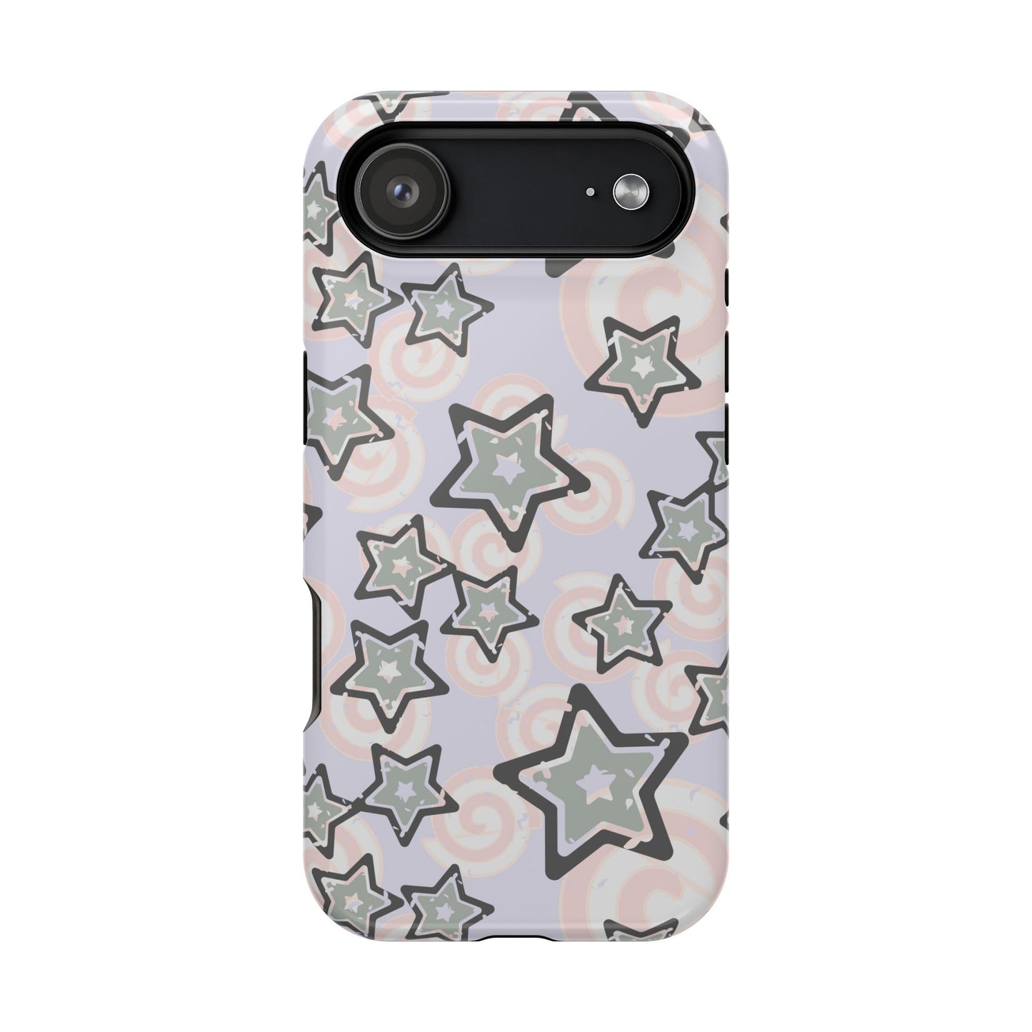 Y2K Gray Star iPhone Case
