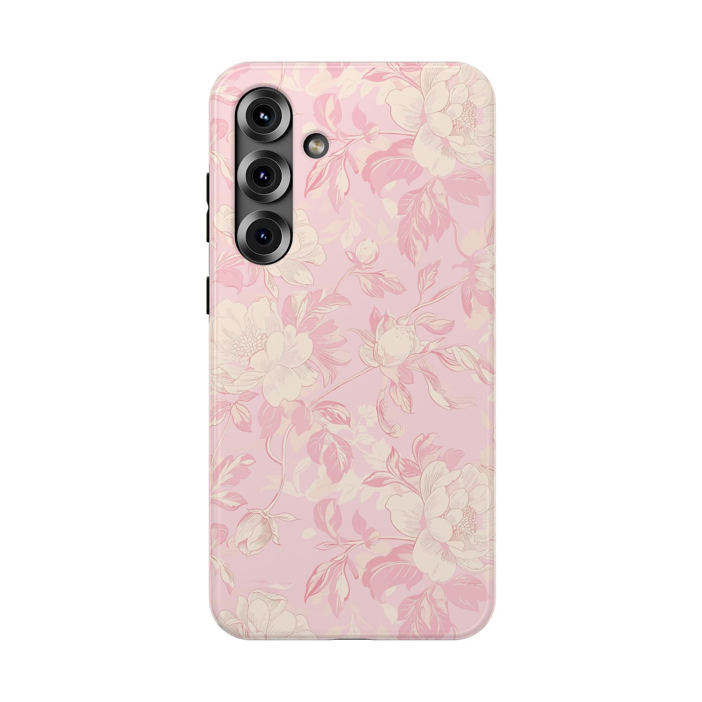 Pretty Pink Toile Samsung Case