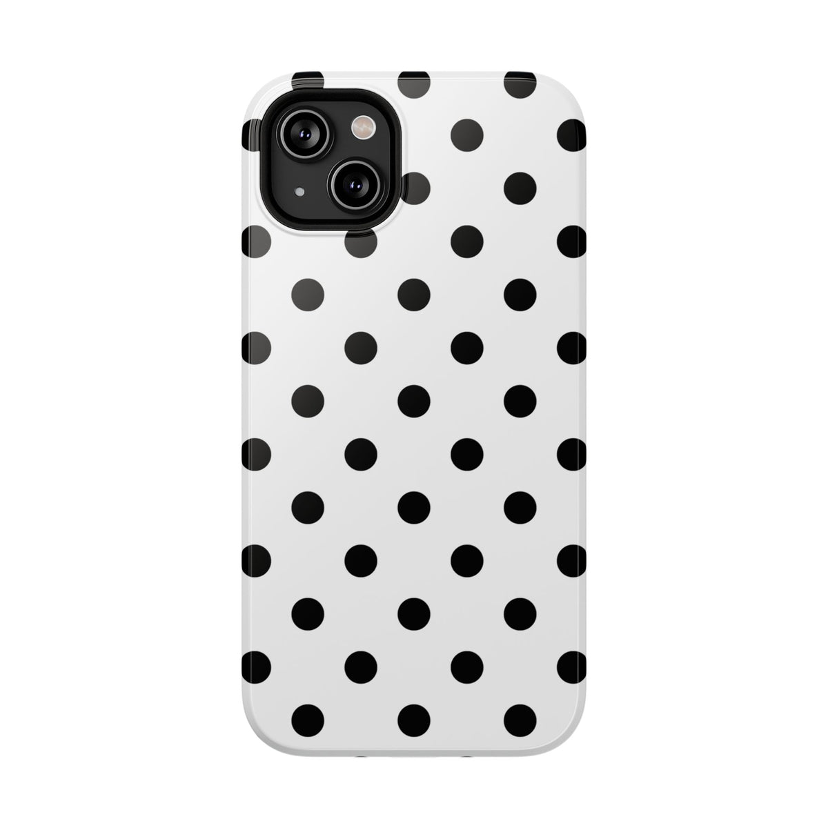 Black Polka Dots iPhone Case