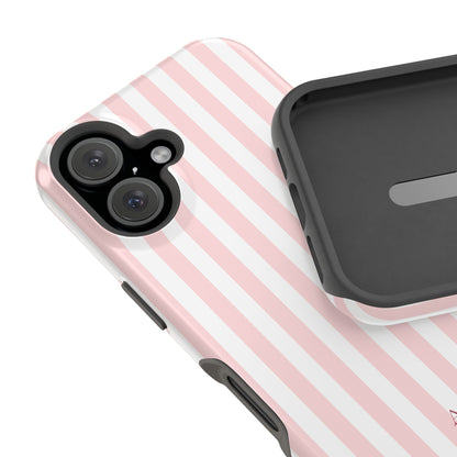 Custom Initials Pink Beau iPhone Case