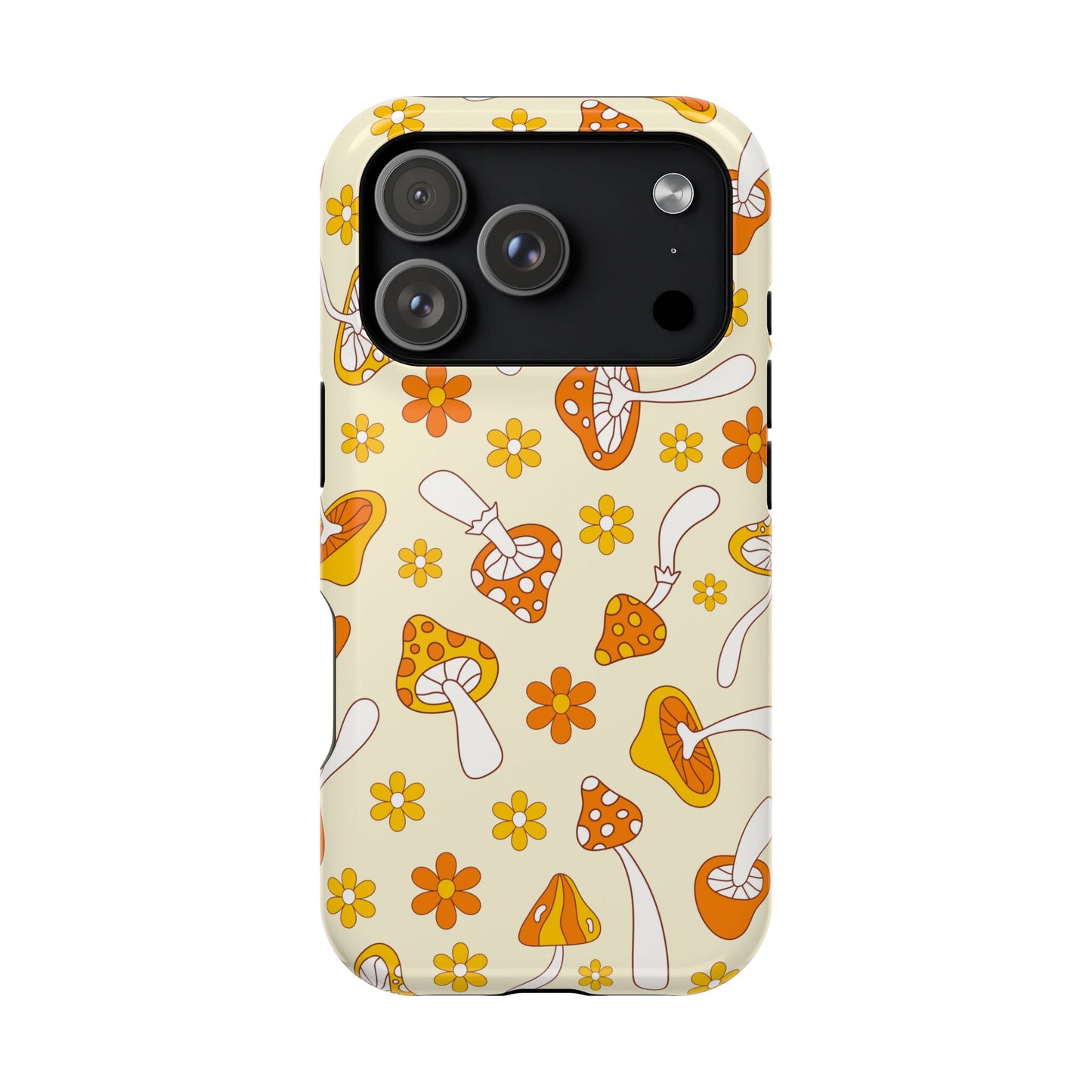 Retro Mushrooms iPhone Case