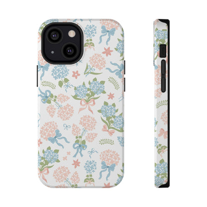 Hydrangea Bows iPhone Case