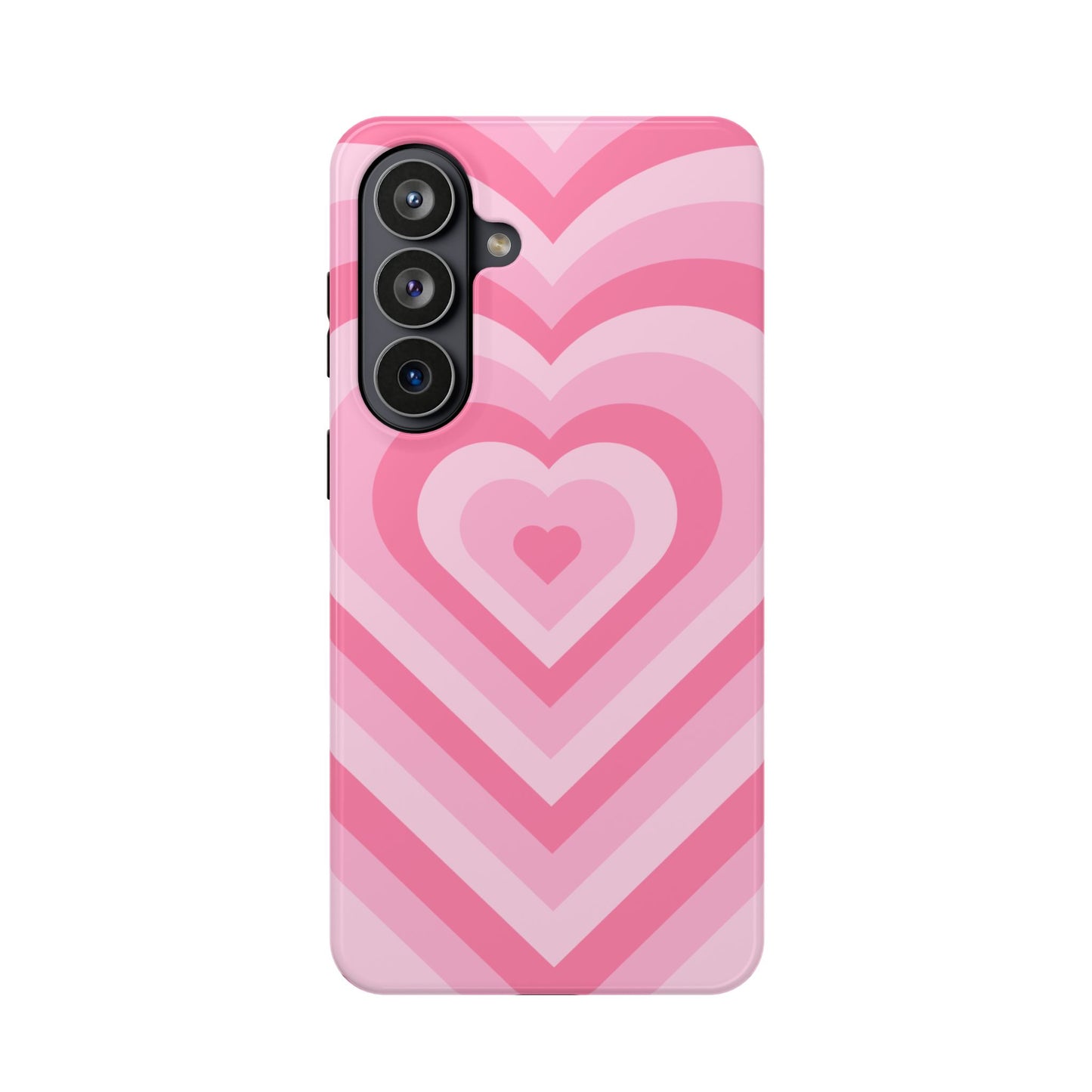 Pink Glowing Hearts Samsung Case
