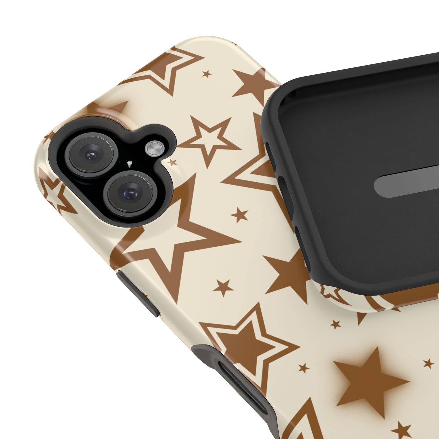 Brown Stardust iPhone Case