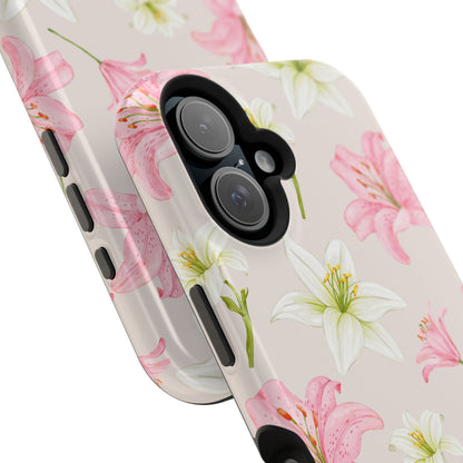 Beige Tiger Lily iPhone Case from Stella Cases