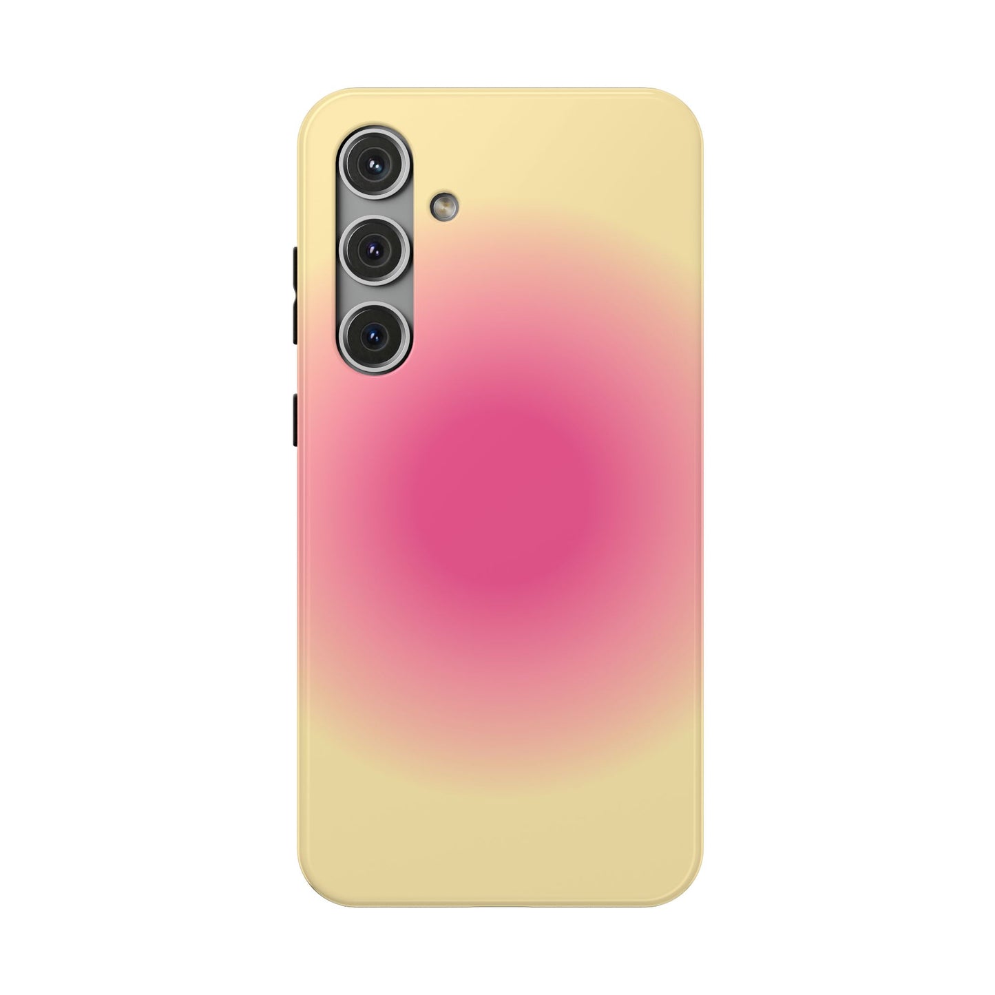 Hot Pink & Yellow Aura Samsung Case