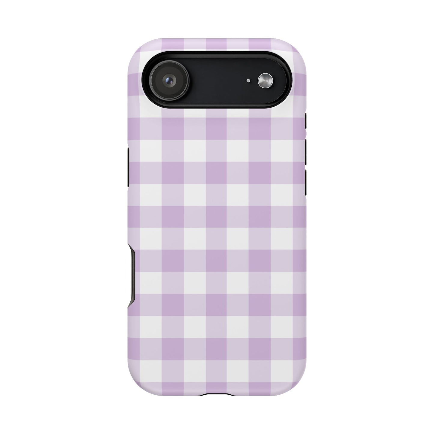 Purple Gingham iPhone Case