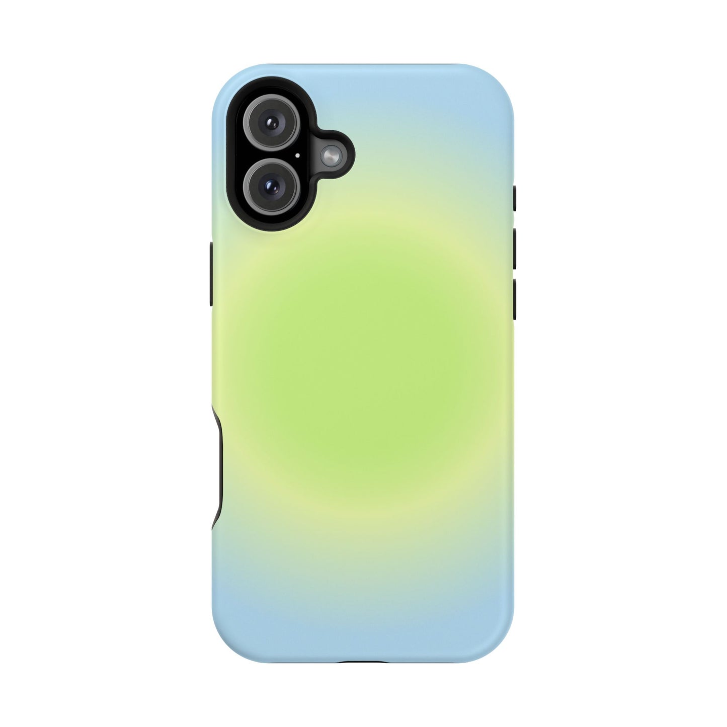 Green & Blue Aura iPhone Case