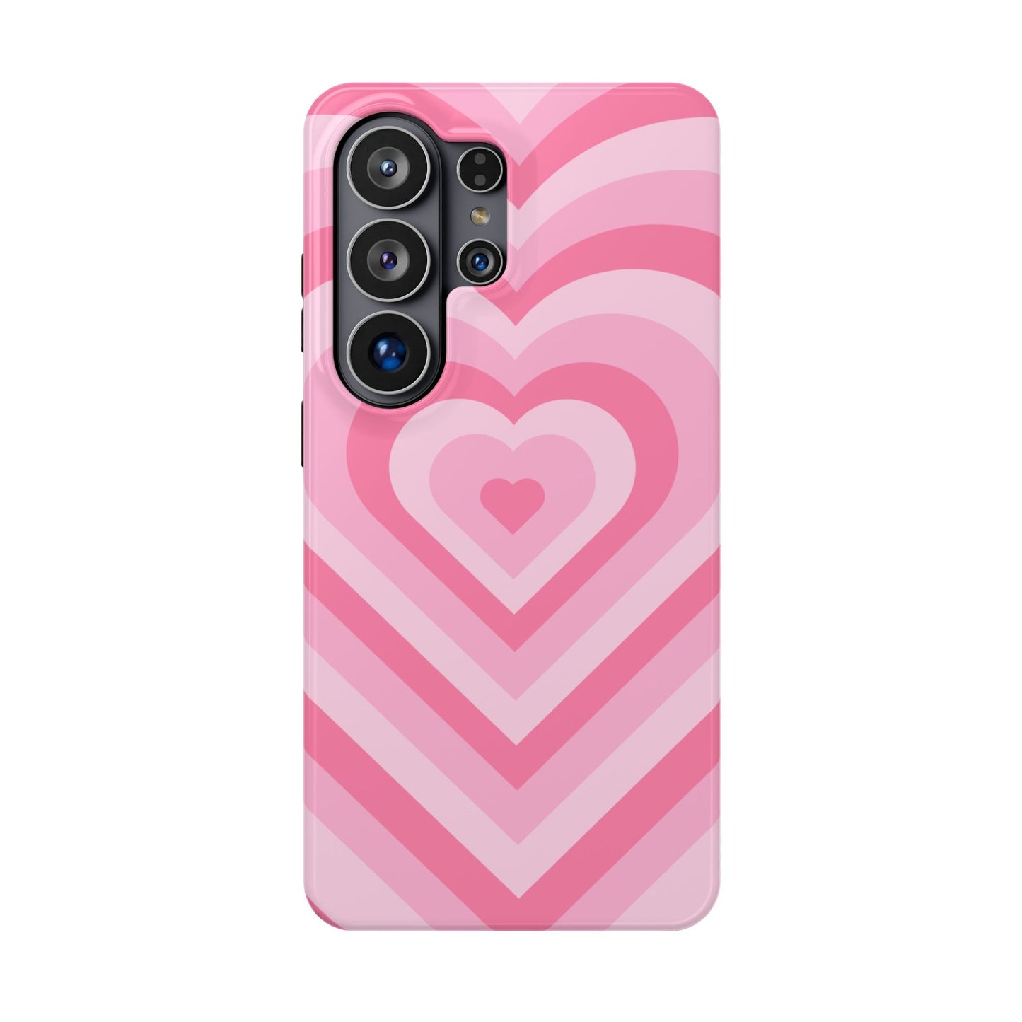 Pink Glowing Hearts Samsung Case