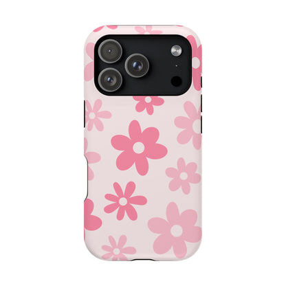 Pink Flower Power iPhone Case
