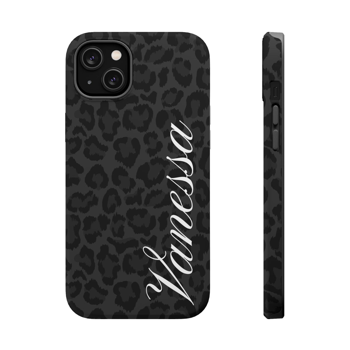 Custom Black Leopard iPhone Case