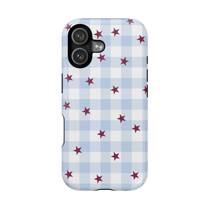 Mulberry Gingham iPhone Case