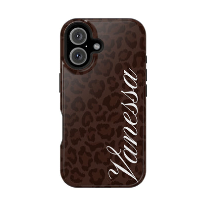 Custom Mocha Leopard iPhone Case