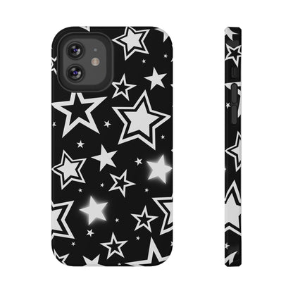 Black Stardust iPhone Case