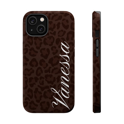 Custom Mocha Leopard iPhone Case