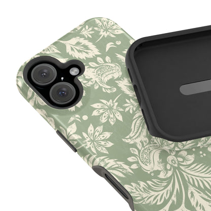 Sage Paisley iPhone Case