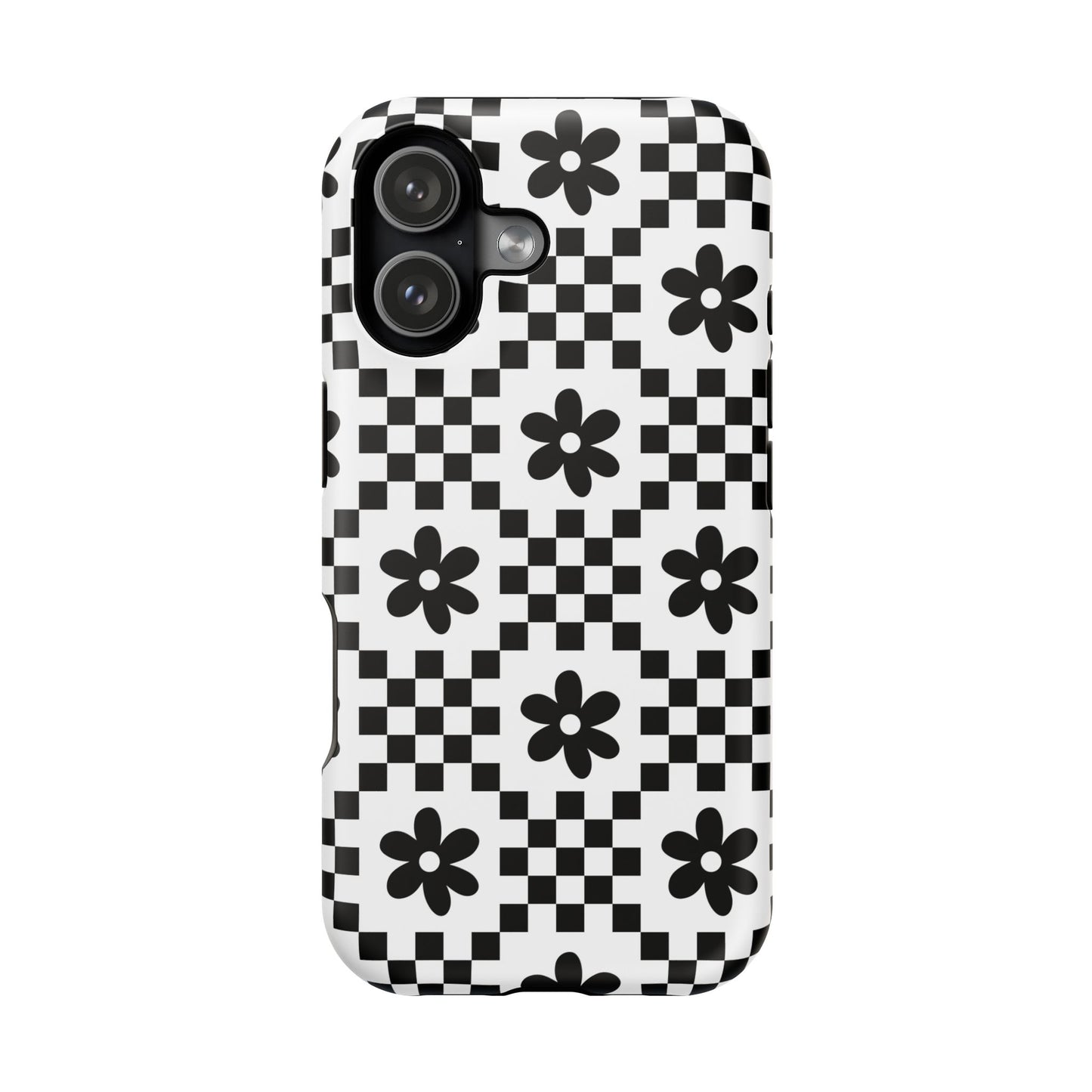 Monochrome Daisy iPhone Case