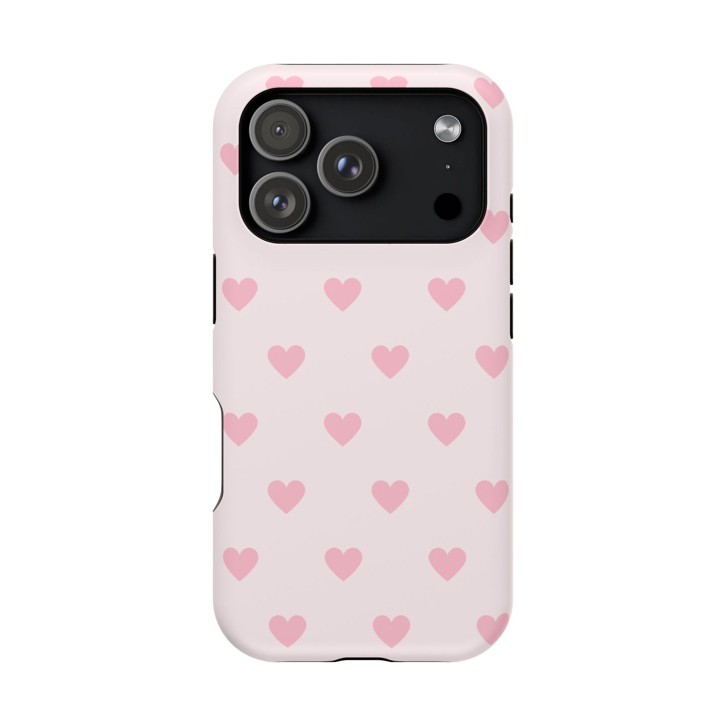 Light Pink Hearts iPhone Case